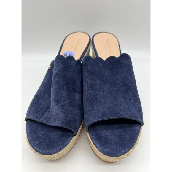 Kate Spade Toby Wedges Women's Espadrille Blue Sandal Size US 8.5📦