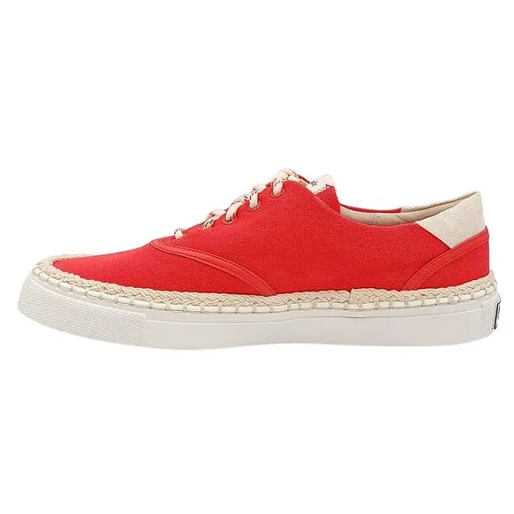 Kate Spade Women Espadrille Sneakers Boat Party Size US 7.5B Coral Rose Canvas