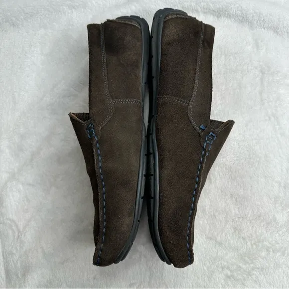 Kazar Brown Men's Chauffeurs Mocasín Size‎ 43 (US 10) LAMBSKIN SLIP-ON