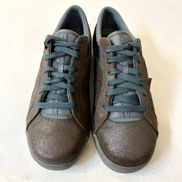 Keds Women’s Metallic Brown and Gray Suede Sneakers Size 8.5