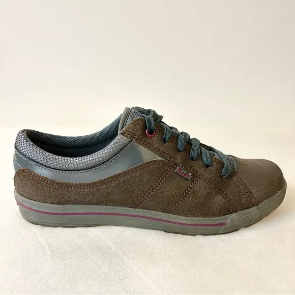 Keds Women’s Metallic Brown and Gray Suede Sneakers Size 8.5