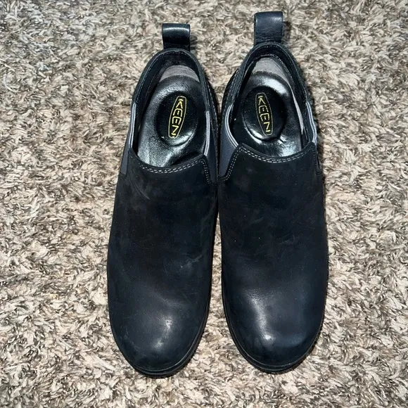Keen Black Leather Booties Size 7.5