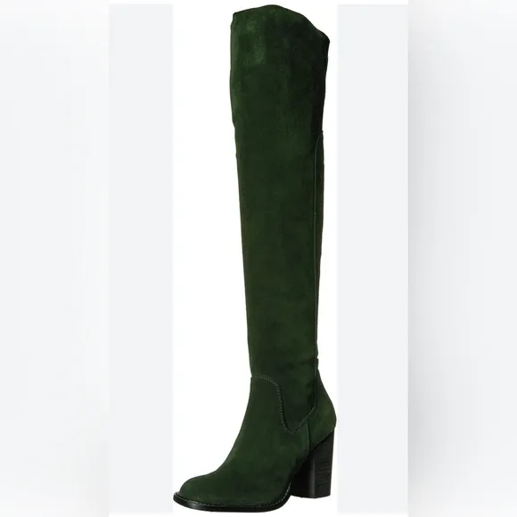 Kelsi Dagger Brooklyn Logan Over The Knee Heeled Boots 5.5