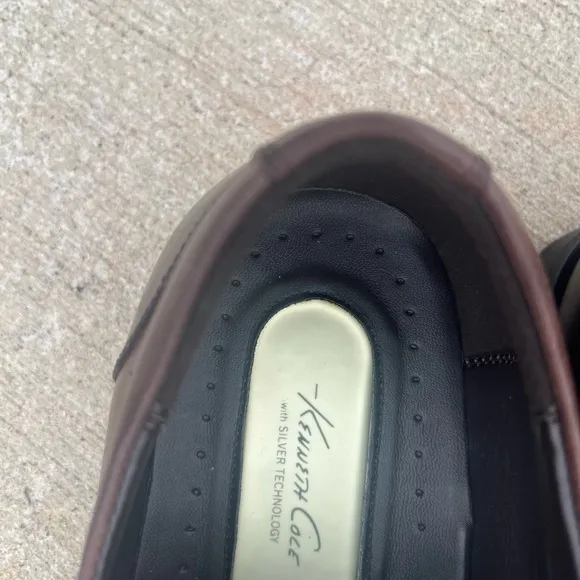 Kenneth Cole Brown Leather Oxford Shoes