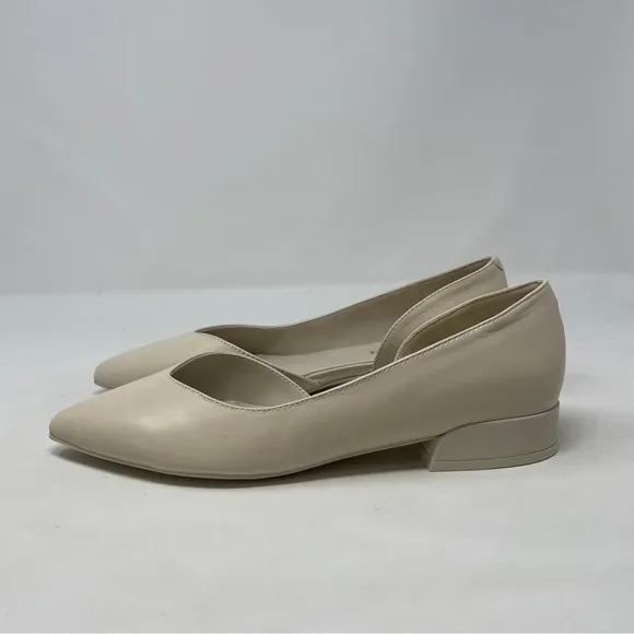 Kenneth Cole Carolyn Slip On Leather d’Orsay Low Pump Flats - NWT