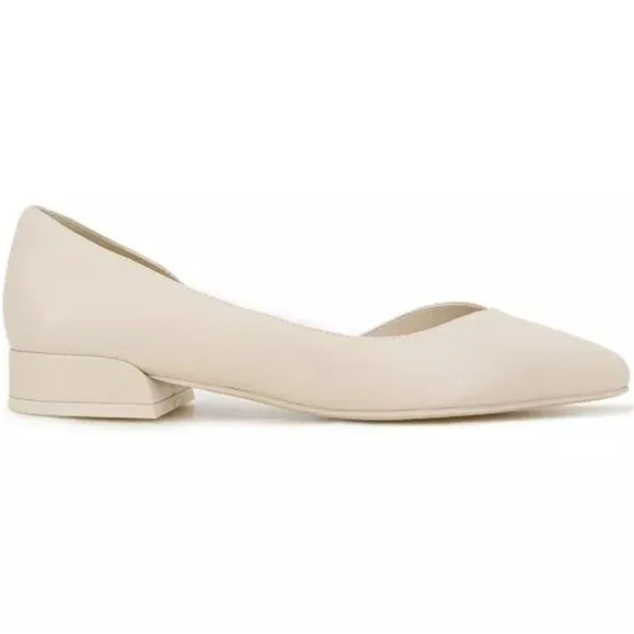 Kenneth Cole Carolyn Slip On Leather d’Orsay Low Pump Flats - NWT