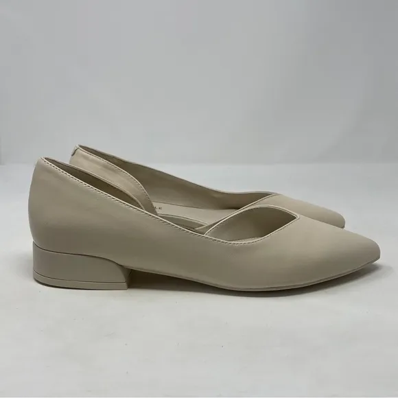 Kenneth Cole Carolyn Slip On Leather d’Orsay Low Pump Flats - NWT