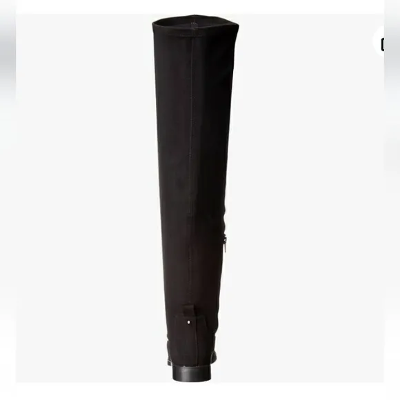 Kenneth Cole Knee High Boots Womens Size 5.5 Black Faux Suede Nwt