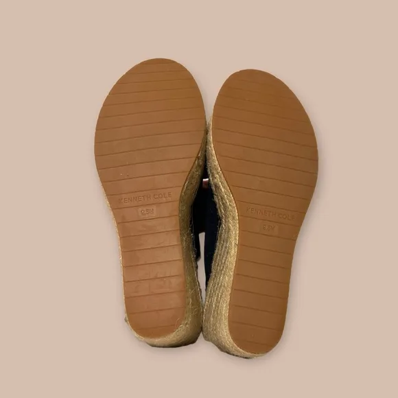 Kenneth Cole New YorkWomen's Olivia Espadrille Peep-ToeWedges size‎ 9.5