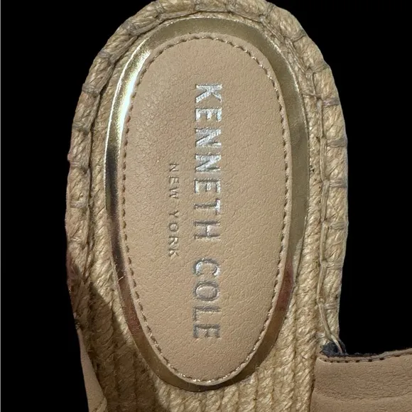 Kenneth Cole New YorkWomen's Olivia Espadrille Peep-ToeWedges size‎ 9.5