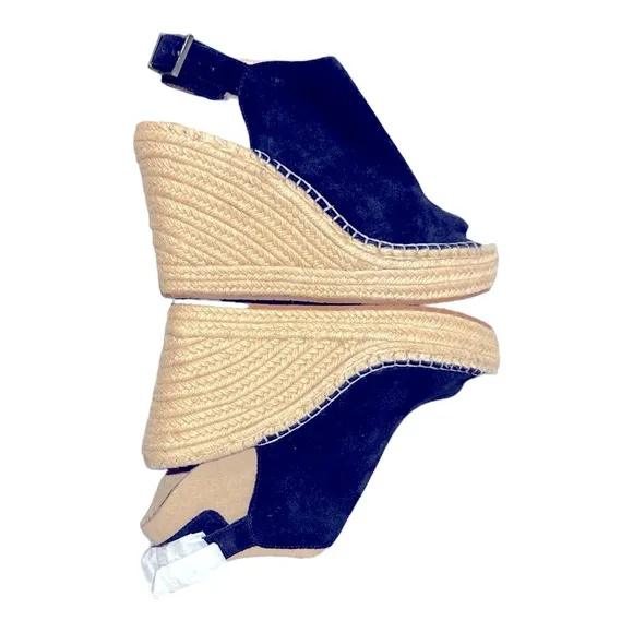 Kenneth Cole New YorkWomen's Olivia Espadrille Peep-ToeWedges size‎ 9.5