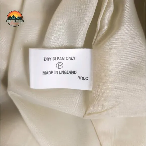 Kentucky Derby Blazer Linen Blend Wide Lapel Preppy Stripes Tan White Size 18