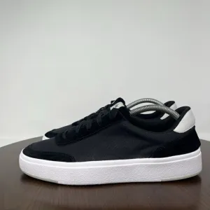 Kizik Prague Shoes Men's Size 9 Black Canvas Suede Lace Up Walking Sneaker W10.5