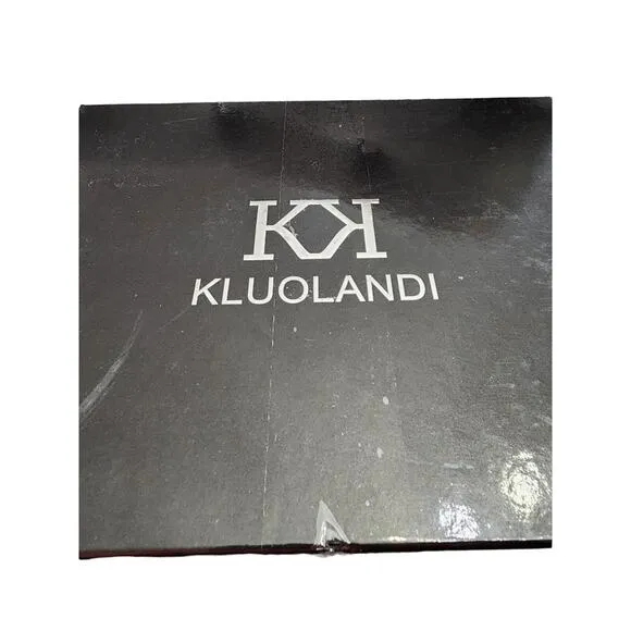 Kluolandi Black Tassel Heeled Boots