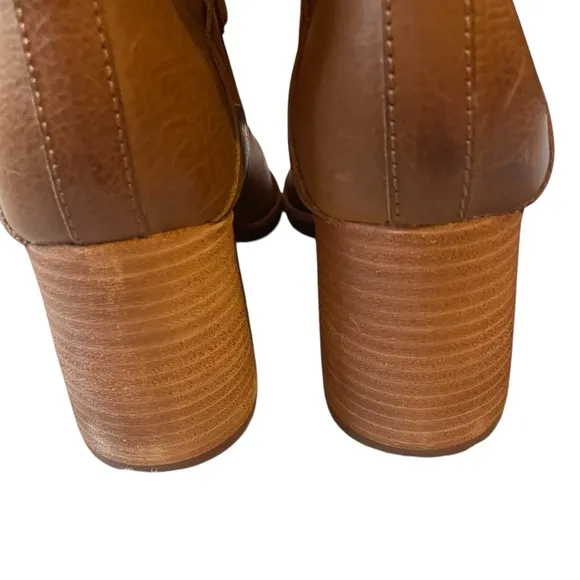 Kork-Ease Joelle Brown Leather Heeled Boots Size 8.5 NWT