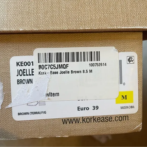 Kork-Ease Joelle Brown Leather Heeled Boots Size 8.5 NWT