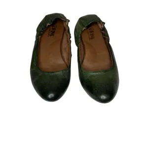 Korks by Kork Ease Women’s Flats with Textured Leather and Rounded Toe Size 6.5