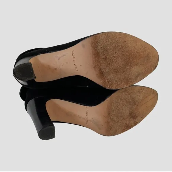 Kors Michael Kors Black Suede High Heeled Boots US8M