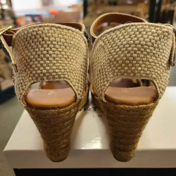 Kurt Geiger Women's Leona Wedge Espadrille Wedges, Size 7.5