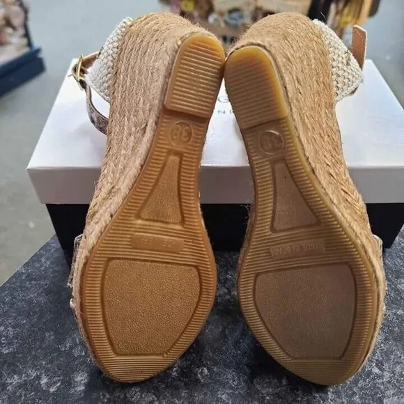 Kurt Geiger Women's Leona Wedge Espadrille Wedges, Size 7.5