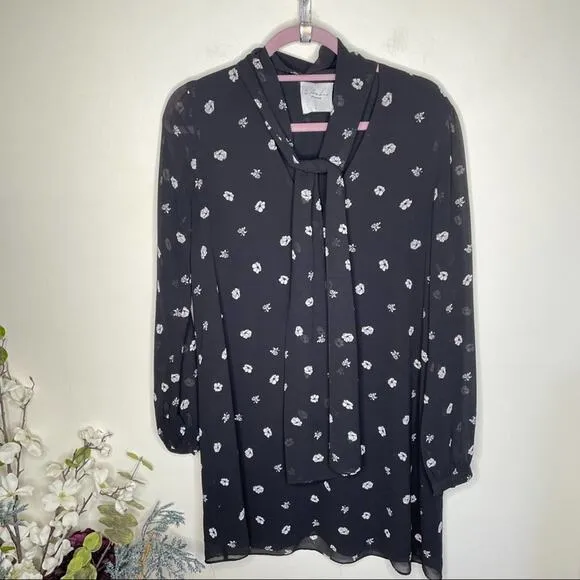 L'ACADEMIE The 70's Shift Dress Ditsy Floral {X38}
