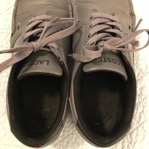 Lacoste Dreyfus leather boat shoe sneaker. Size 8.5.