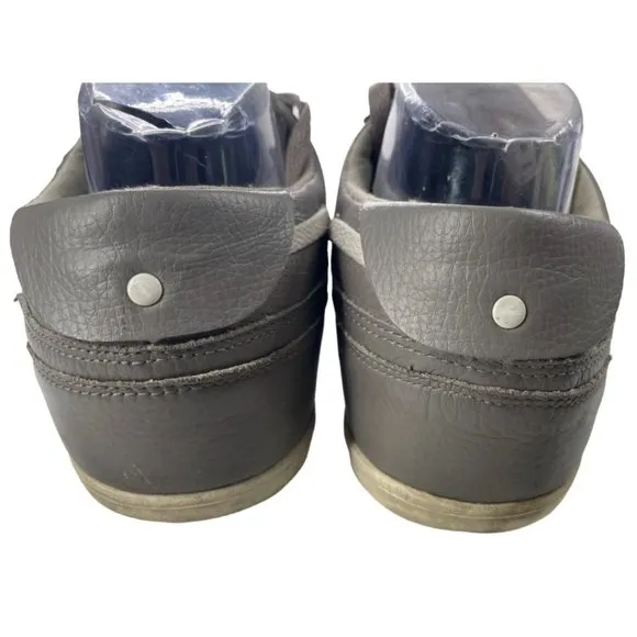 Lacoste Men's Dreyfus CLL SPM Gray Leather Boat Sneakers Size 9.5M