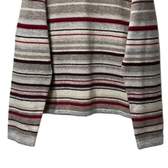 Lambswool Sweater J. Crew Vintage Wool Neutral Beige Tan Brown Cream Burgundy XL