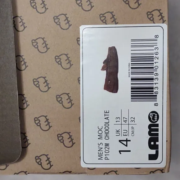 👣LAMO Men's Moccasins in Chocolate get 4 walking dog🙀