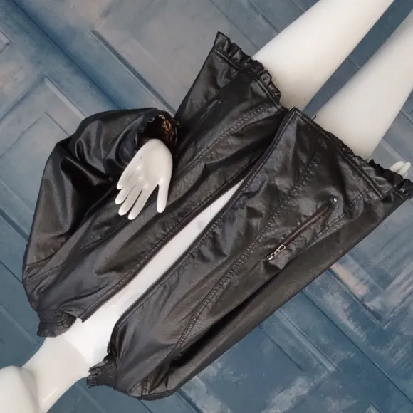 Lane Crawford Vintage Ladies Faux Leather Jacket