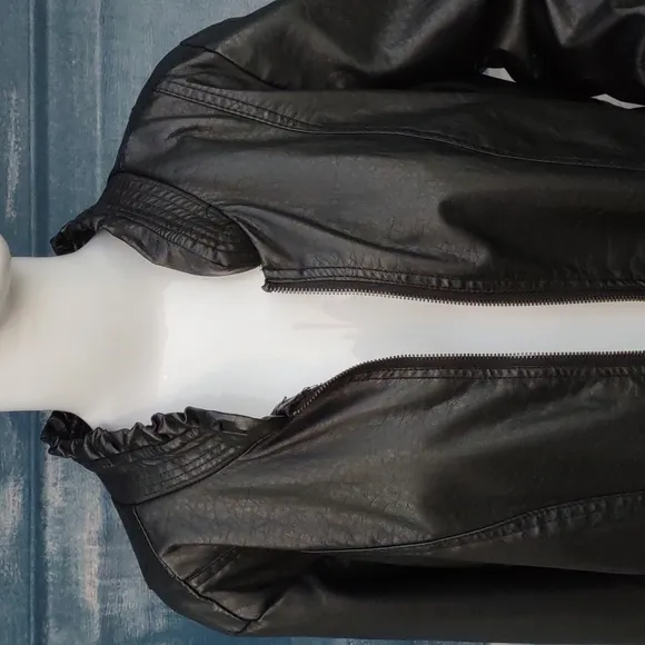 Lane Crawford Vintage Ladies Faux Leather Jacket