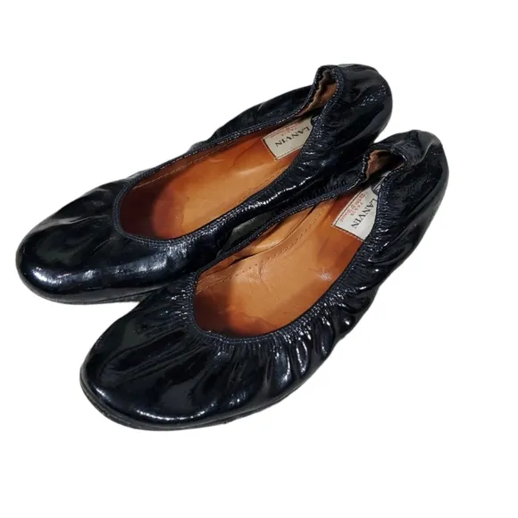 Lanvin Black Ballet Flats