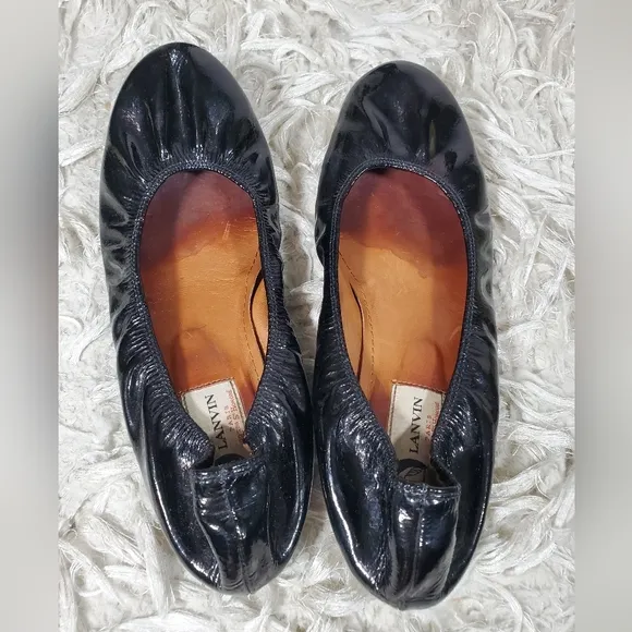 Lanvin Black Ballet Flats