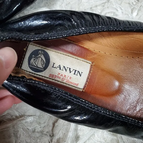 Lanvin Black Ballet Flats