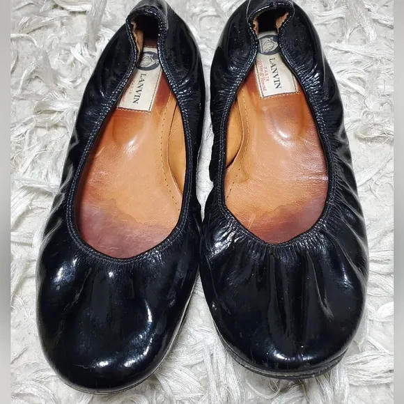 Lanvin Black Ballet Flats