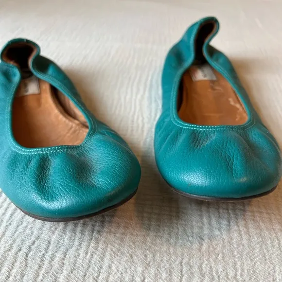Lanvin blue ballet flats