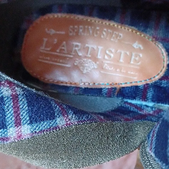 L'Artiste - Sarita Spring Step Green Suede Leather Western/Boho Boots EUC