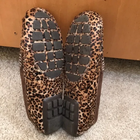 LAUREN Ralph Lauren 8.5 hair calf suede flats