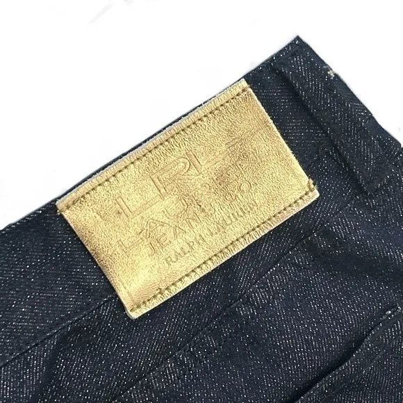 Lauren Ralph Lauren Gold Label Modern Slim Pants Dark Blue Denim Women's Size 4