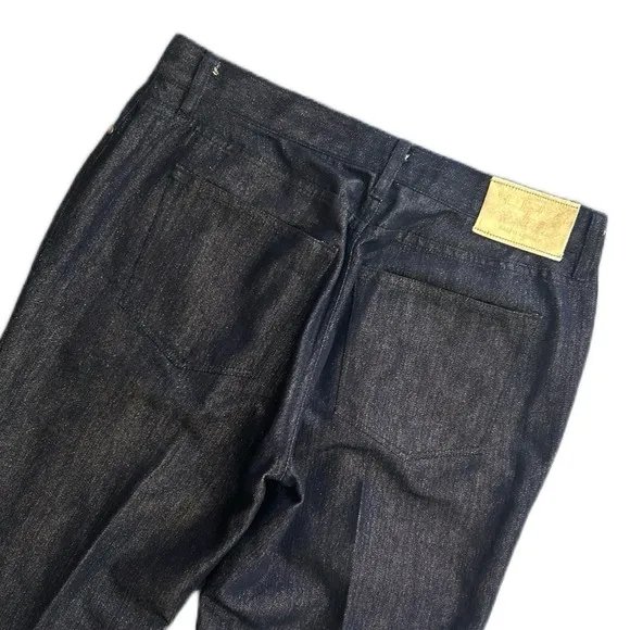 Lauren Ralph Lauren Gold Label Modern Slim Pants Dark Blue Denim Women's Size 4