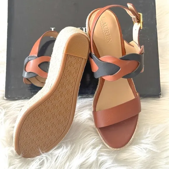 LAUREN RALPH LAUREN Hazell Wedge Sandals​