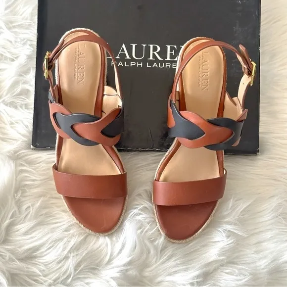 LAUREN RALPH LAUREN Hazell Wedge Sandals​
