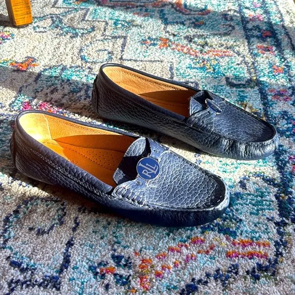 LAUREN RALPH LAUREN Women’s Carley FL CSL Loafers Genuine Leather