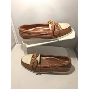 Lauren Ralph Lauren Yolonda Leather Loafers  Women 5.5 Boat Shoes Top Siders