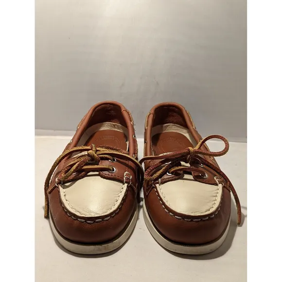 Lauren Ralph Lauren Yolonda Leather Loafers  Women 5.5 Boat Shoes Top Siders