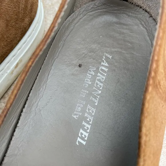 Laurent Effel Brown Leather Men’s Shoes size 42
