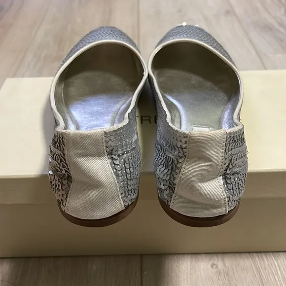 L’autre Chose silver sequin flats*