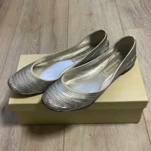L’autre Chose silver sequin flats*