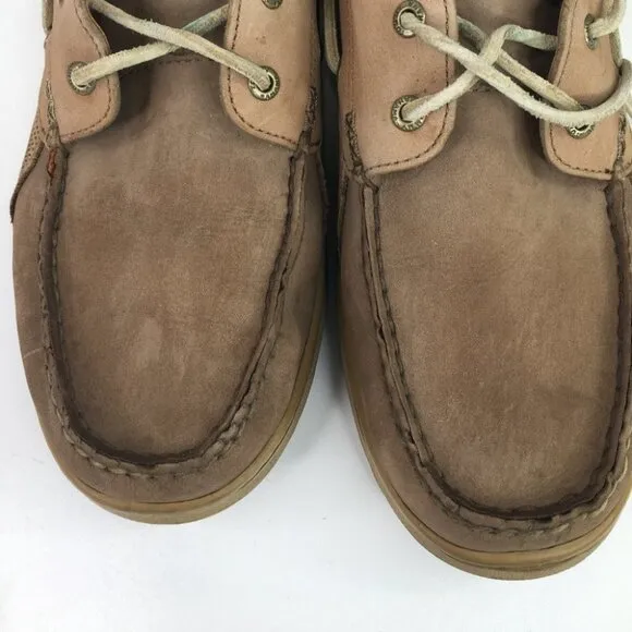 Leather TOMMY BAHAMA Clove With Sisal TB-238 BOAT DECK LOAFERS Shoes Men…