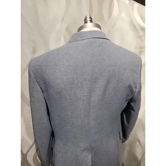Levis Vintage 70s Grey Action 40 x 38 Sta-Prest Dacron Polyester 2 Piece Suit